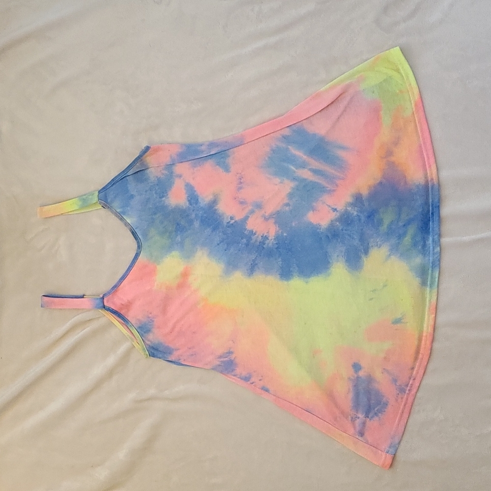 Tie Dye Beach Cover-up Dress